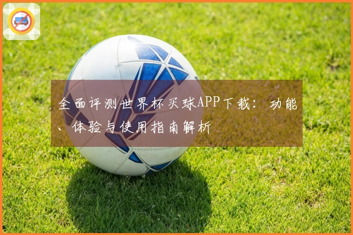 全面评测世界杯买球APP下载：功能、体验与使用指南解析