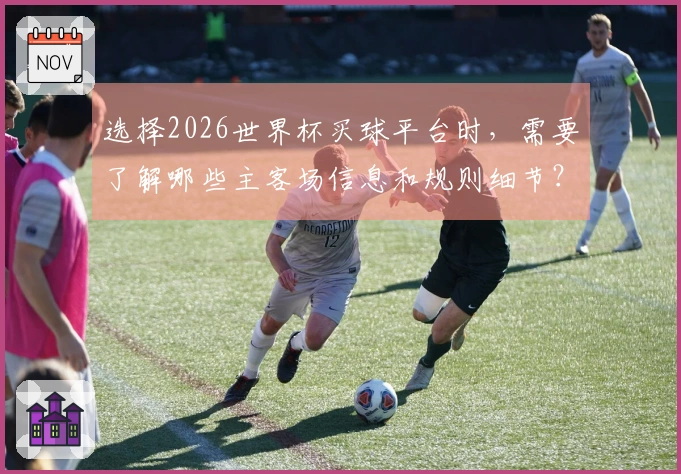选择2026世界杯买球平台时，需要了解哪些主客场信息和规则细节？
